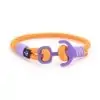 Оранжевый браслет с якорем для женщин  — KNOBBY 604 R