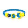 Голубой браслет с желтым якорем для женщин — KNOBBY 608 R