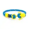 Голубой браслет с желтым якорем для женщин — KNOBBY 608 R