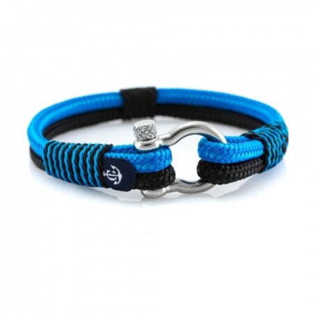 Чёрно-Синий морской браслет для Мужчин и Женщин — № 5106