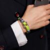 Салатовый браслет для мужчин и женщин — № 5108
