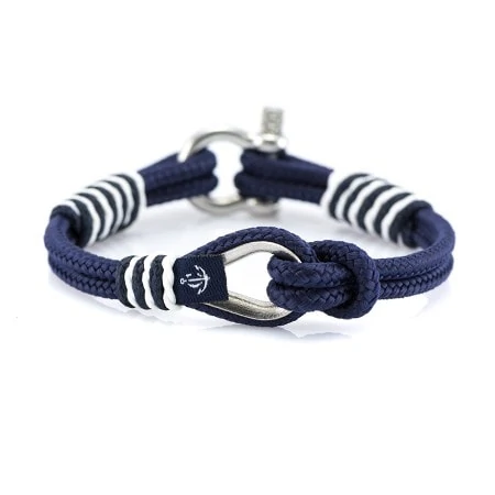 Мужской синий браслет морской тематики  — THIMBLE 722