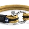 Синий браслет с золотыми нитями для мужчин и женщин — № 5124 (Копировать)