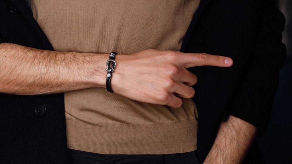 кожаные браслеты