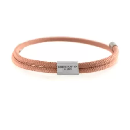 Тонкий персиковый регулируемый браслет CNR #10