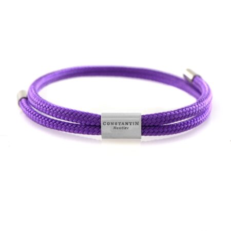 Тонкий фиолетовый регулируемый браслет CNR #12