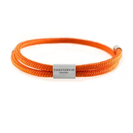 Тонкий оранжевый регулируемый браслет CNR #14